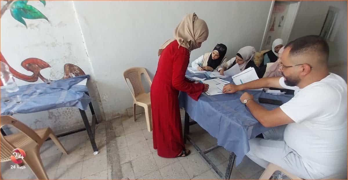 استمرار حملة “إغاثة الجنوب” في درعا: توزيع مساعدات غذائية ونظافة في جباب وخبب والمسمية