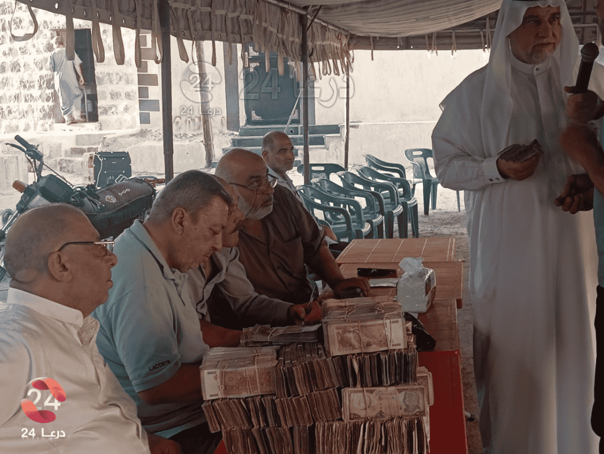 حمل ة تبرعات في خربة غزالة