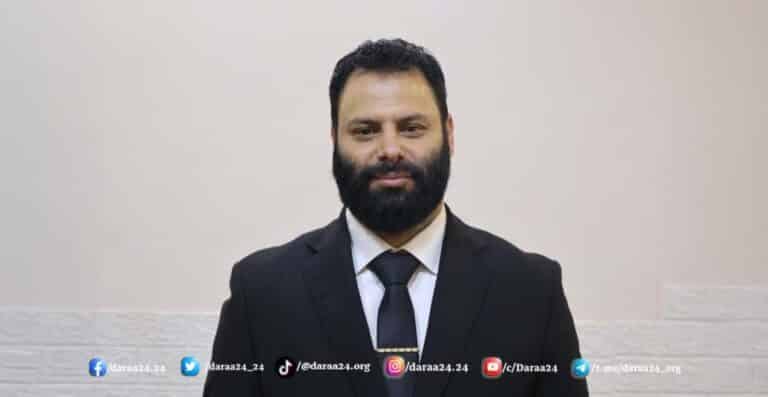 قائد قوى الأمن الداخلي في محافظة درعا، العميد شاهر جبر عمران