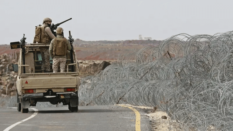 دورية للجيش الأردني على الشريط الحدودي