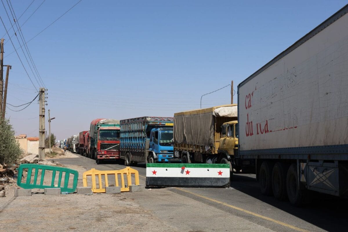 قوافل مساعدات جديدة إلى السويداء