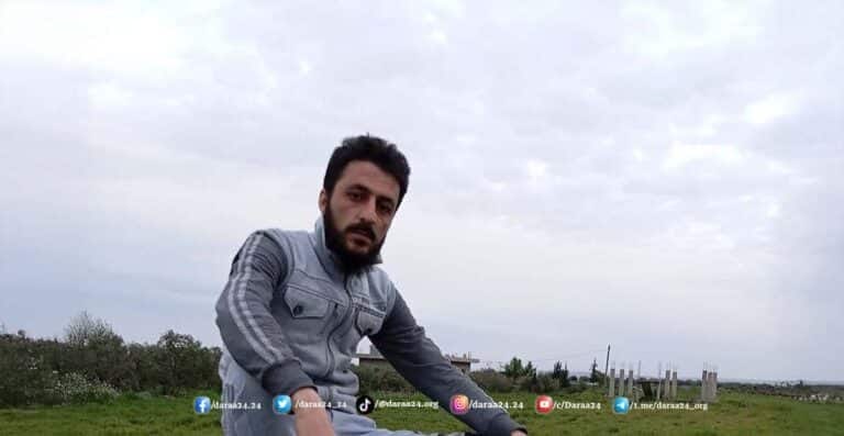 استهداف شاب داخل محله التجاري غربي درعا 3 الشاب أحمد عادل الحسن من قرية عابدين