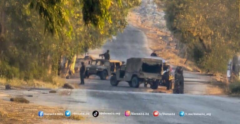 تحركات يومية لدوريات الاحتلال الإسرائيلي في قرية أوفانيا بريف القنيطرة