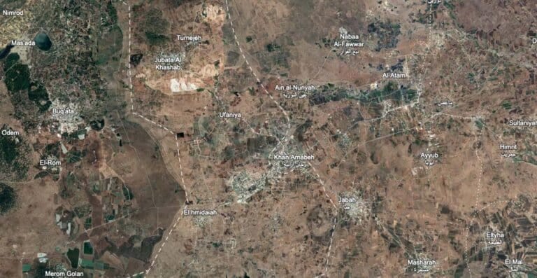 توغل إسرائيلي في القنيطرة وتحليق للطيران الحربي في أجواء درعا