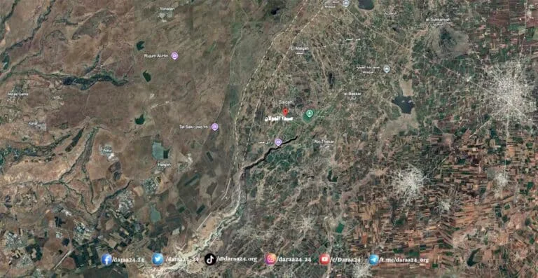 قرية صيدا الجولان في ريف القنيطرة الجنوبي