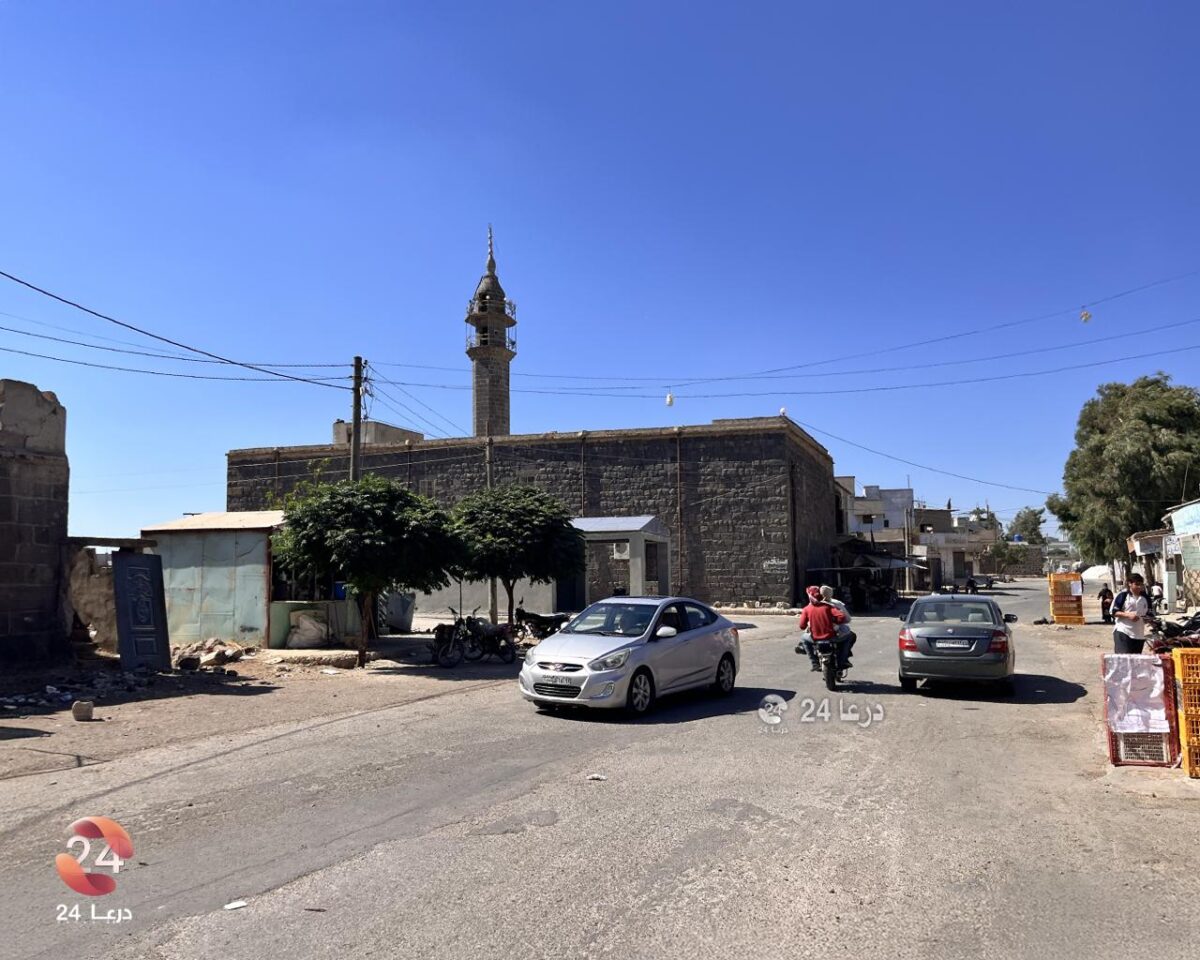 مدينة إنخل شمالي درعا (25 آب 2025).