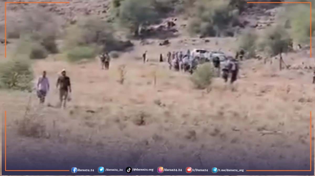 مستوطنون يحاولون عبور الأراضي السورية بريف درعا الغربي