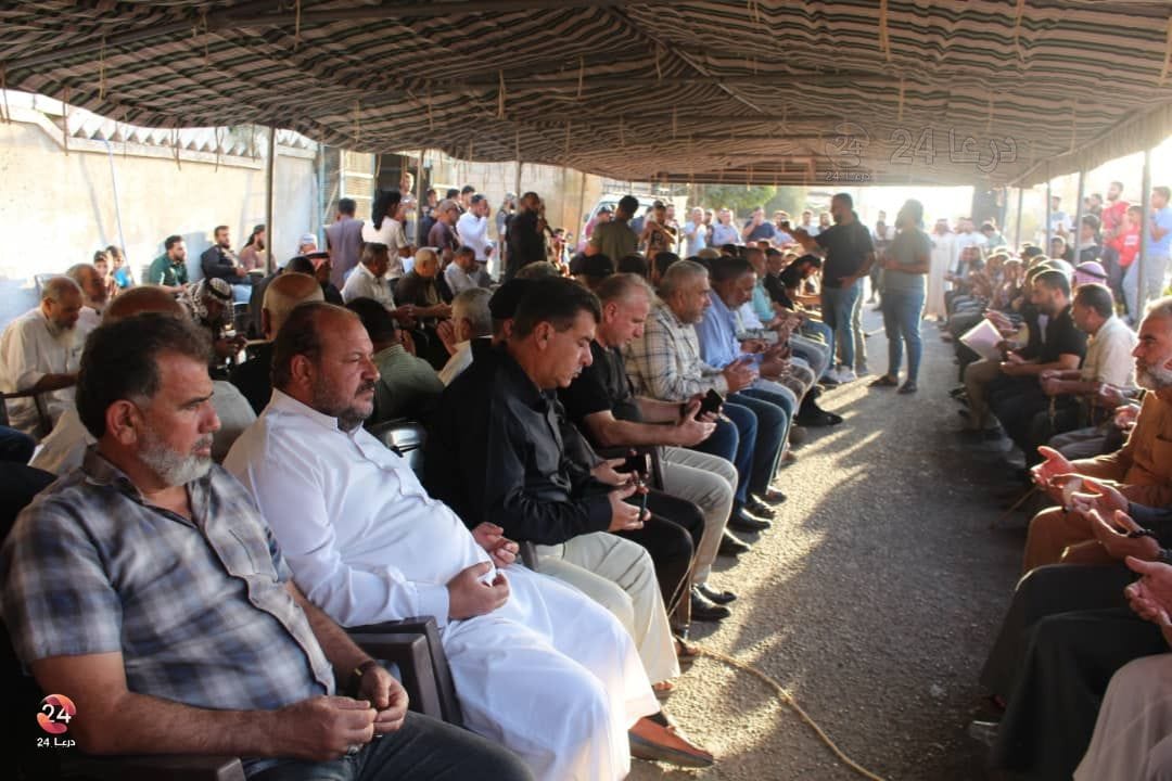 صلح عشائري في بلدة المزيريب غربي درعا