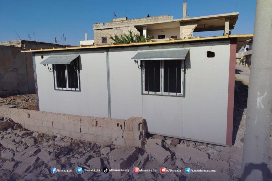 كرافانة من غرفتين في ريف درعا.