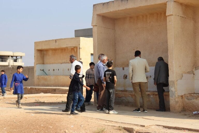 من جولة مديرية الصحة في مدرسة شرقي درعا