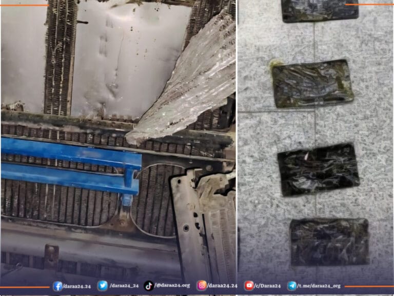 الأمن الأردني يحبط محاولتي تهريب مواد مخدرة عبر معبر جابر الحدودي مع سوريا ويقبض على 5 أشخاص 3 الأمن الأردني يحبط محاولتي تهريب مواد مخدرة عبر معبر جابر الحدودي مع سوريا ويقبض على 5 أشخاص