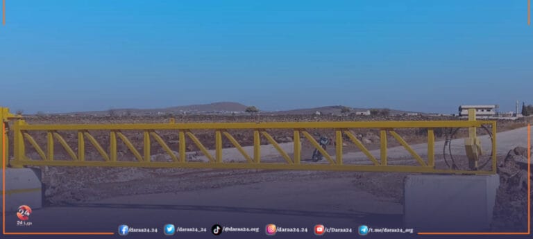 الاحتلال ينصب حاجز دائم على أطراف الصمدانية الغربية