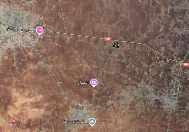 خريطة قرية برد