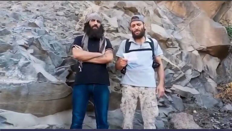 مؤيد حرفوش الملقب بـ أبو طعجة ومحمد المسالمة الملقب بـ هفو الذين تم اعتقالهما