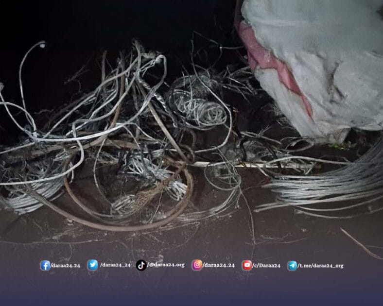 الأمن الداخلي في نوى يلقي القبض على متورط بشراء وصهر كوابل كهربائية مسروقة 2 الأمن الداخلي في نوى يلقي القبض على متورط بشراء وصهر كوابل كهربائية مسروقة 3