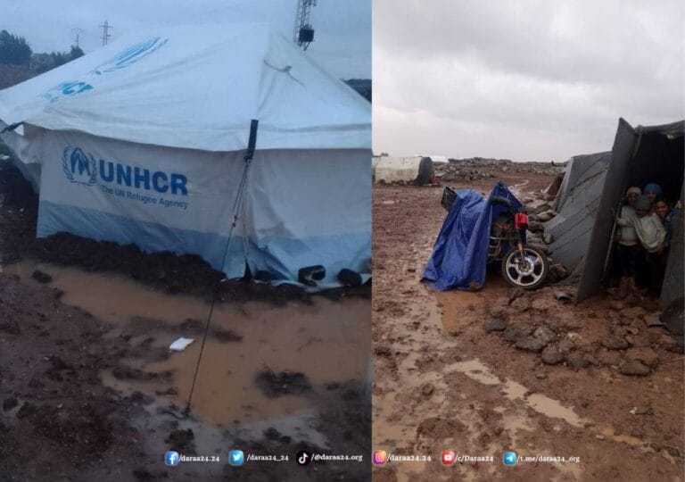 خيام لا تقي برد الشتاء: أبناء عشائر السويداء المهجّرون يعانون في مخيمات درعا