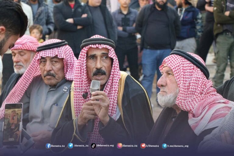 الشيخ محمد أبوحصيني  الصلح العشائري… ركيزة السلم الأهلي في حوران