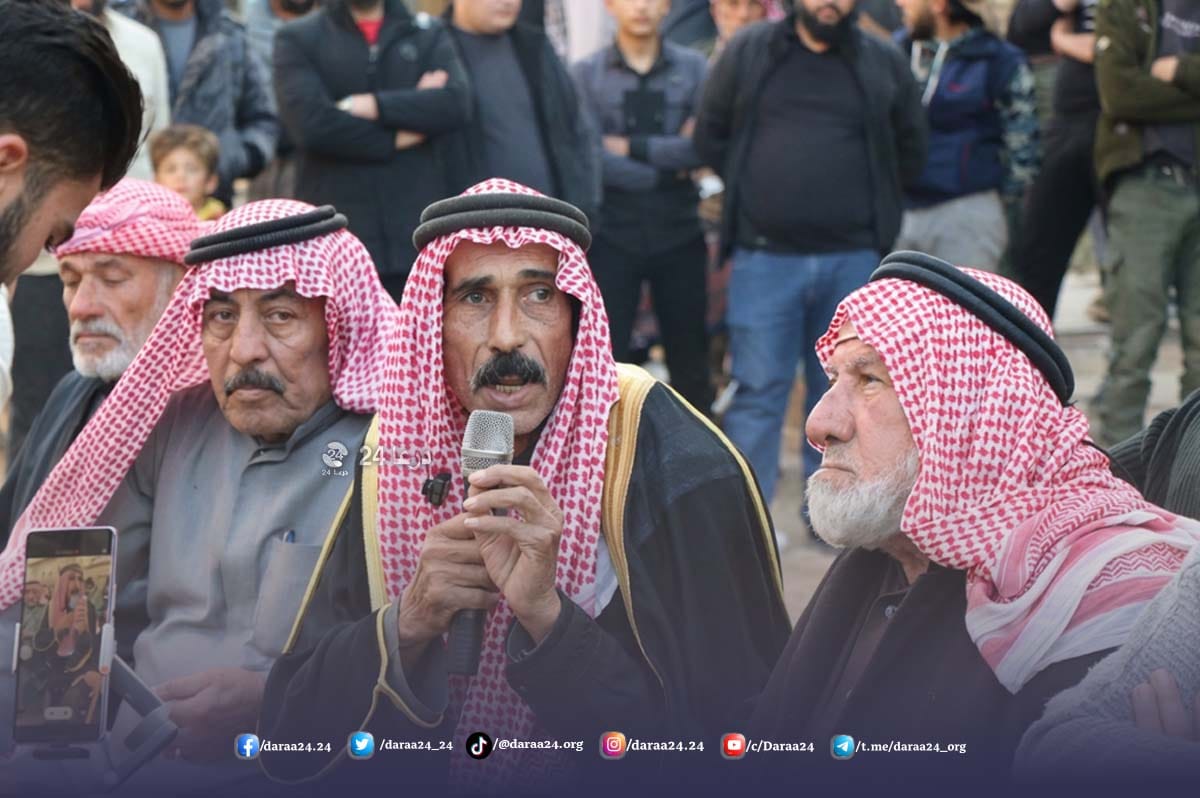 الشيخ محمد أبوحصيني  الصلح العشائري… ركيزة السلم الأهلي في حوران