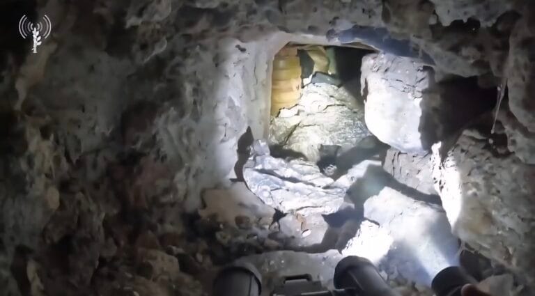 المخزن الذي قال جيش الاحتلال أنه وجده قرب بيت جن