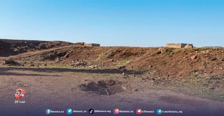 تصاعد التنقيب العشوائي يهدد ما تبقى من المواقع الأثرية في درعا- تل أم حوران بين مدينة نوى ومدينة جاسم