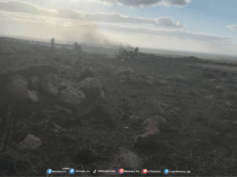 انفجار سيارة على الحدود الإدارية بين درعا والسويداء 1 انفجار سيارة على الحدود الإدارية بين درعا والسويداء