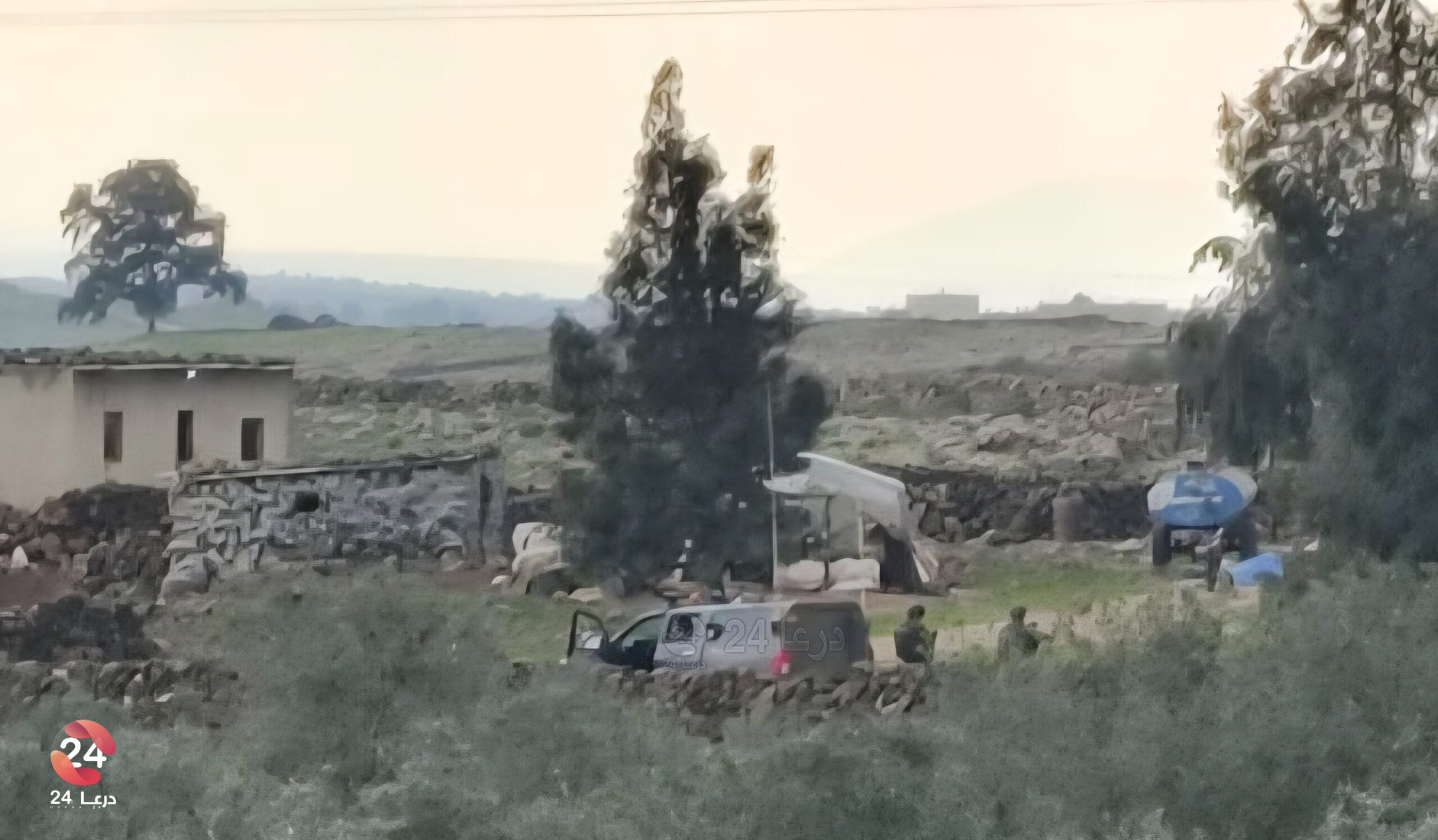 دوريات الاحتلال الإسرائيلي تتوغل شمالي وجنوبي القنيطرة 1 دورية إسرائيلية في قرية أبو مذراة scaled