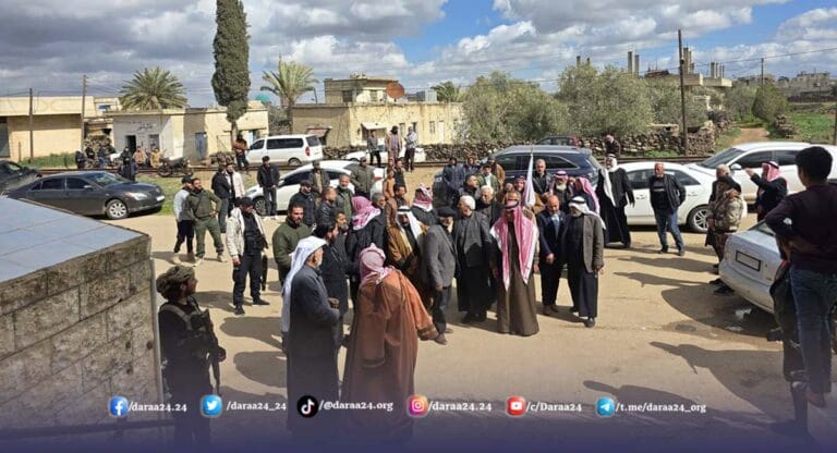 صلح عشائري في محجة يُنهي خلافاً مستمراً منذ سنوات ويعزّز السلم الأهلي 1 صلح عشائري في محجة يُنهي خلافاً مستمراً منذ سنوات ويعزّز السلم الأهلي