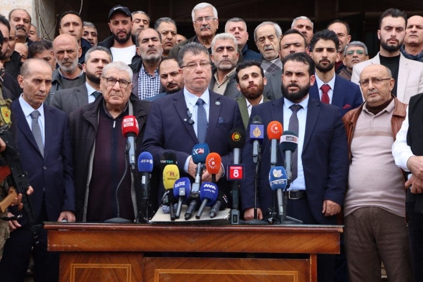 مؤتمر صحفي لنائب رئيس الشركة السورية للبترول 1