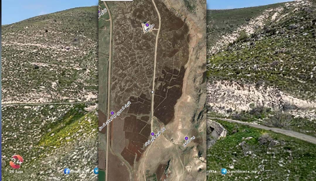 تحركات ومداهمات لقوات الاحتلال الإسرائيلي في وادي الرقاد وقرية جملة بريف درعا الغربي