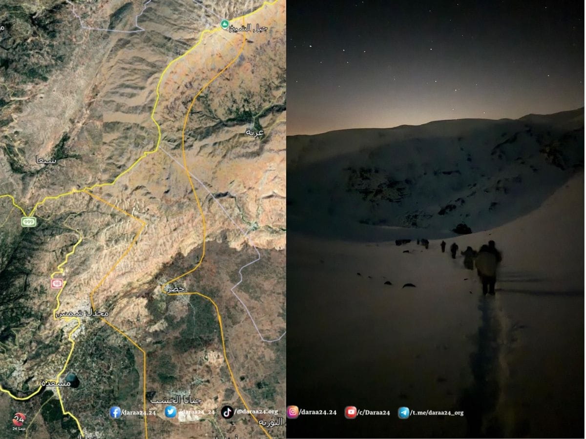 بعد إعلان الجيش الإسرائيلي الدخول إلى لبنان من نقاط في الجولان السوري… من أين دخل وما مؤشرات ذلك؟ 1 بعد إعلان الجيش الإسرائيلي الدخول إلى لبنان من نقاط في الجولان السوري… من أين دخل وما مؤشرات ذلك؟