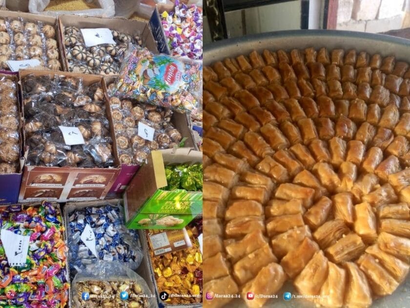 تراجع الإقبال على الحلويات في درعا… والأسعار تغيّر عادات الشراء