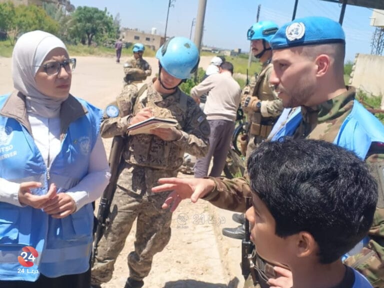 جولة لـ”الأندوف” في حوض اليرموك لرصد توغلات الاحتلال وتوثيق أسماء معتقلين