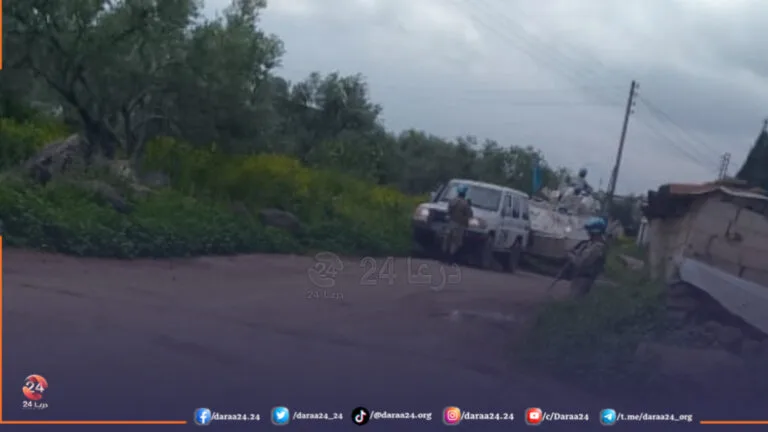 قوات الأندوف تستفسر من أهالي معرية بعد توغلات إسرائيلية وسرقة قطعان من الماشية