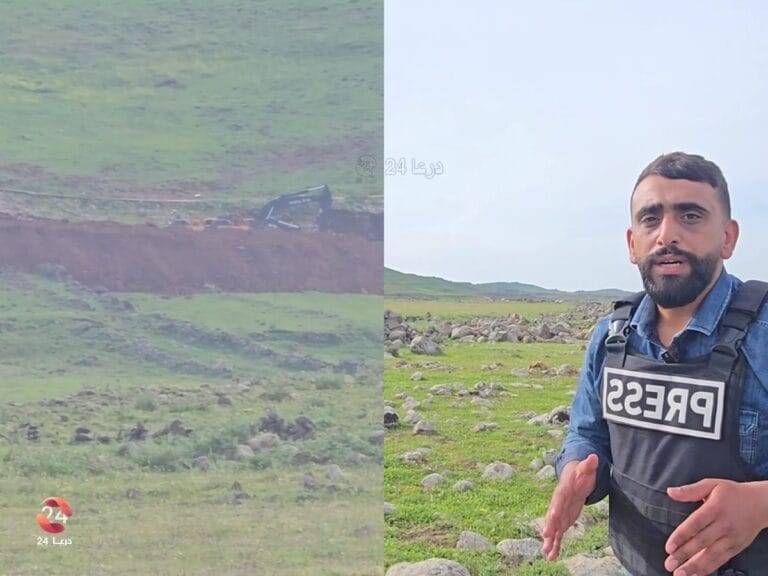 توثيق ميداني: استمرار أعمال مشروع "سوفا 53" جنوب القنيطرة وسط قيود مشددة على الأهالي