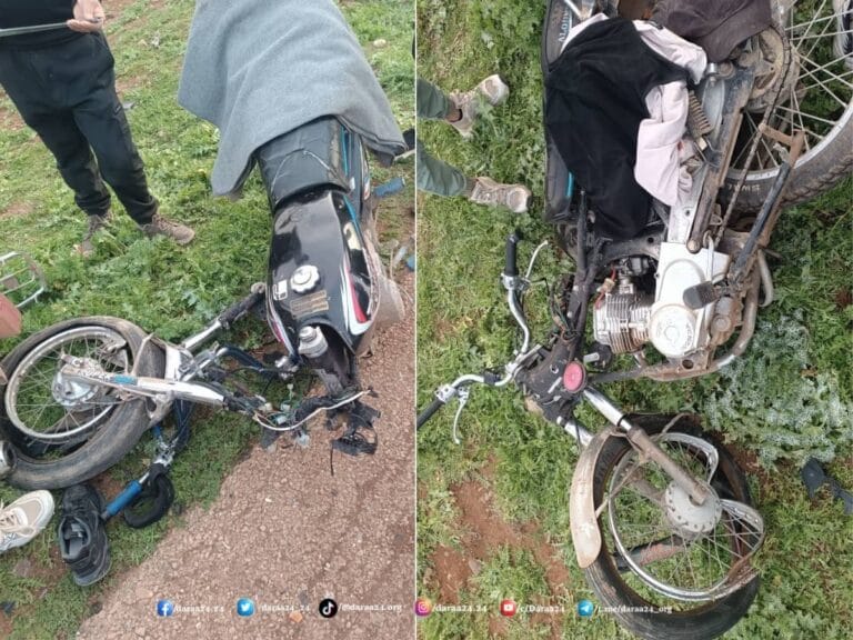 وفاة يافع وإصابة آخر جراء حادث مروري وسط درعا