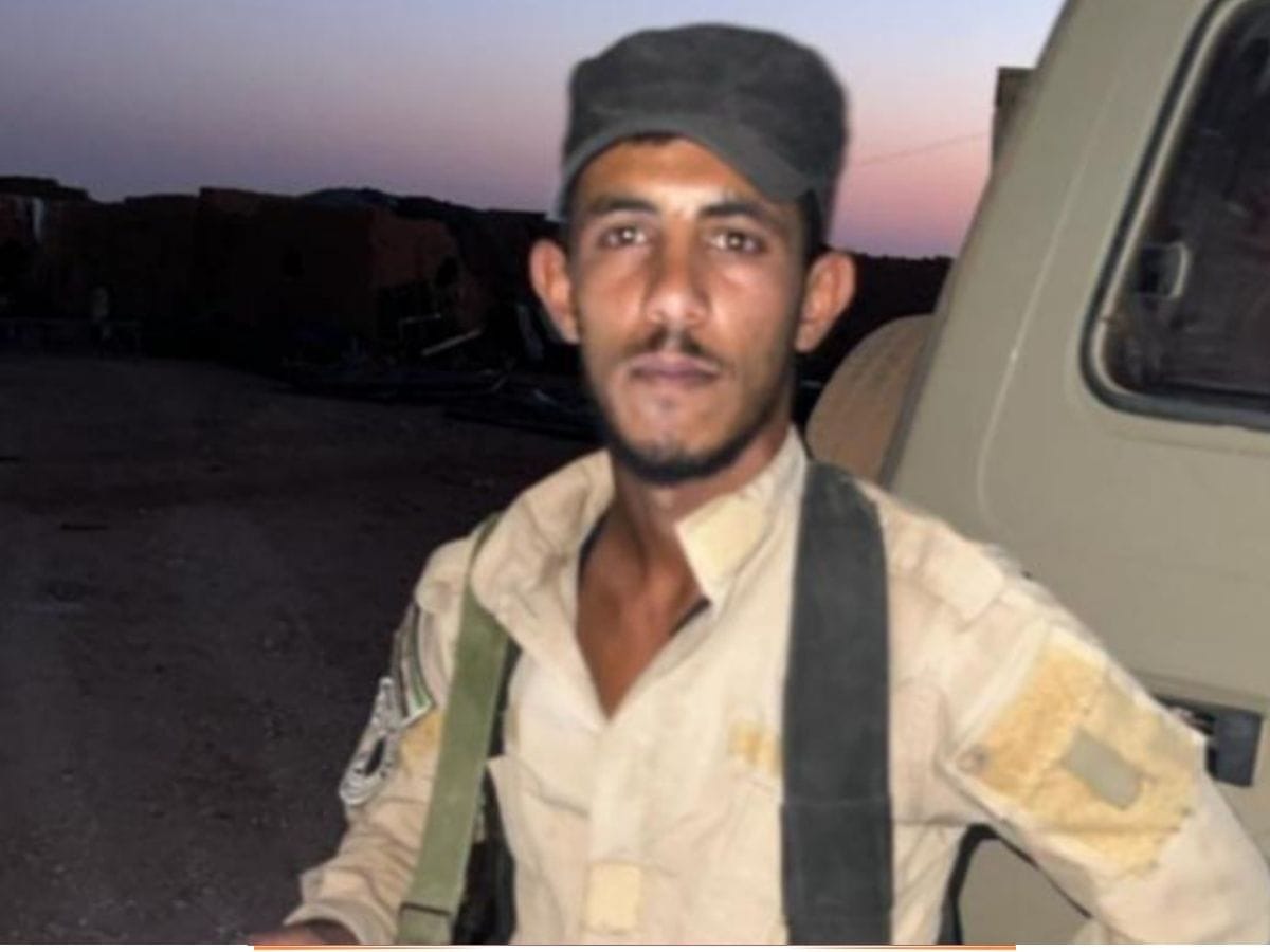الشاب حسين محمد الغلفص، من منطقة اللجاة بريف درعا