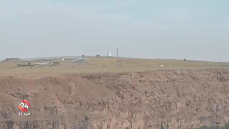 توغل إسرائيلي غربي المحافظة واندلاع حريق شرقي نوى