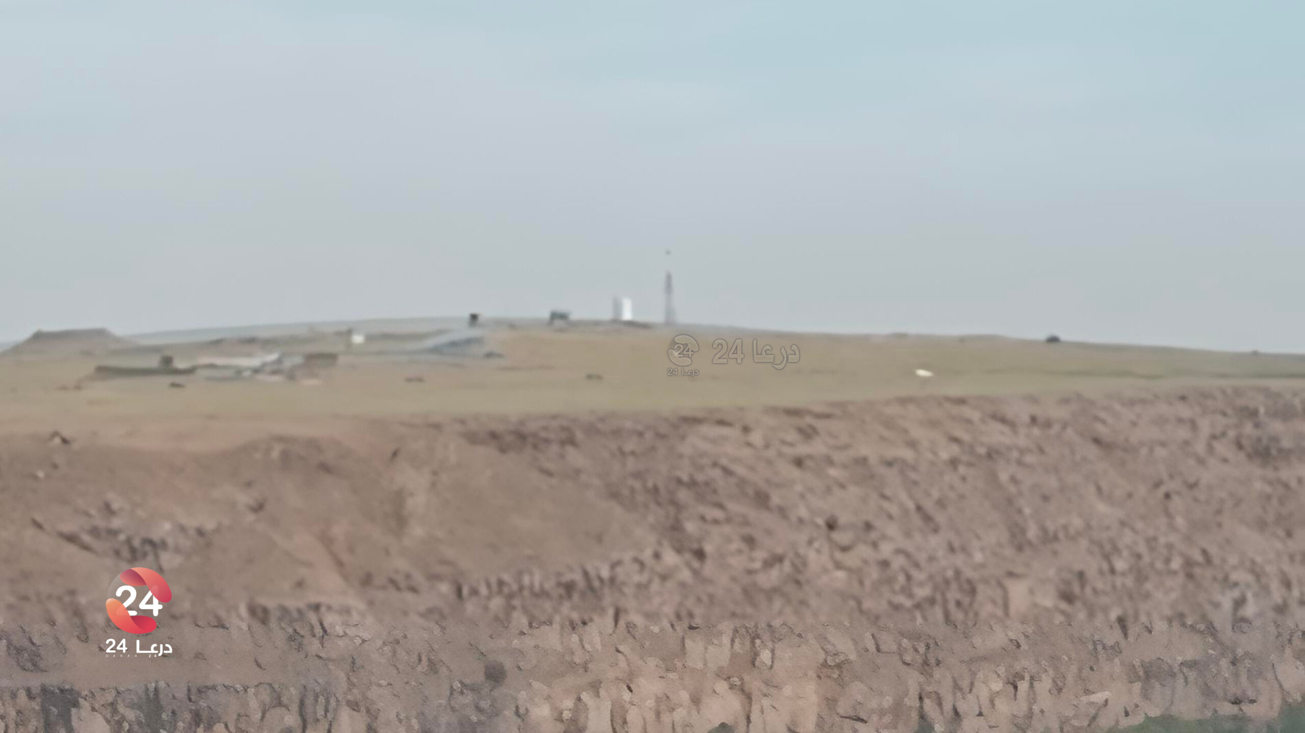 توغل إسرائيلي غربي المحافظة واندلاع حريق شرقي نوى