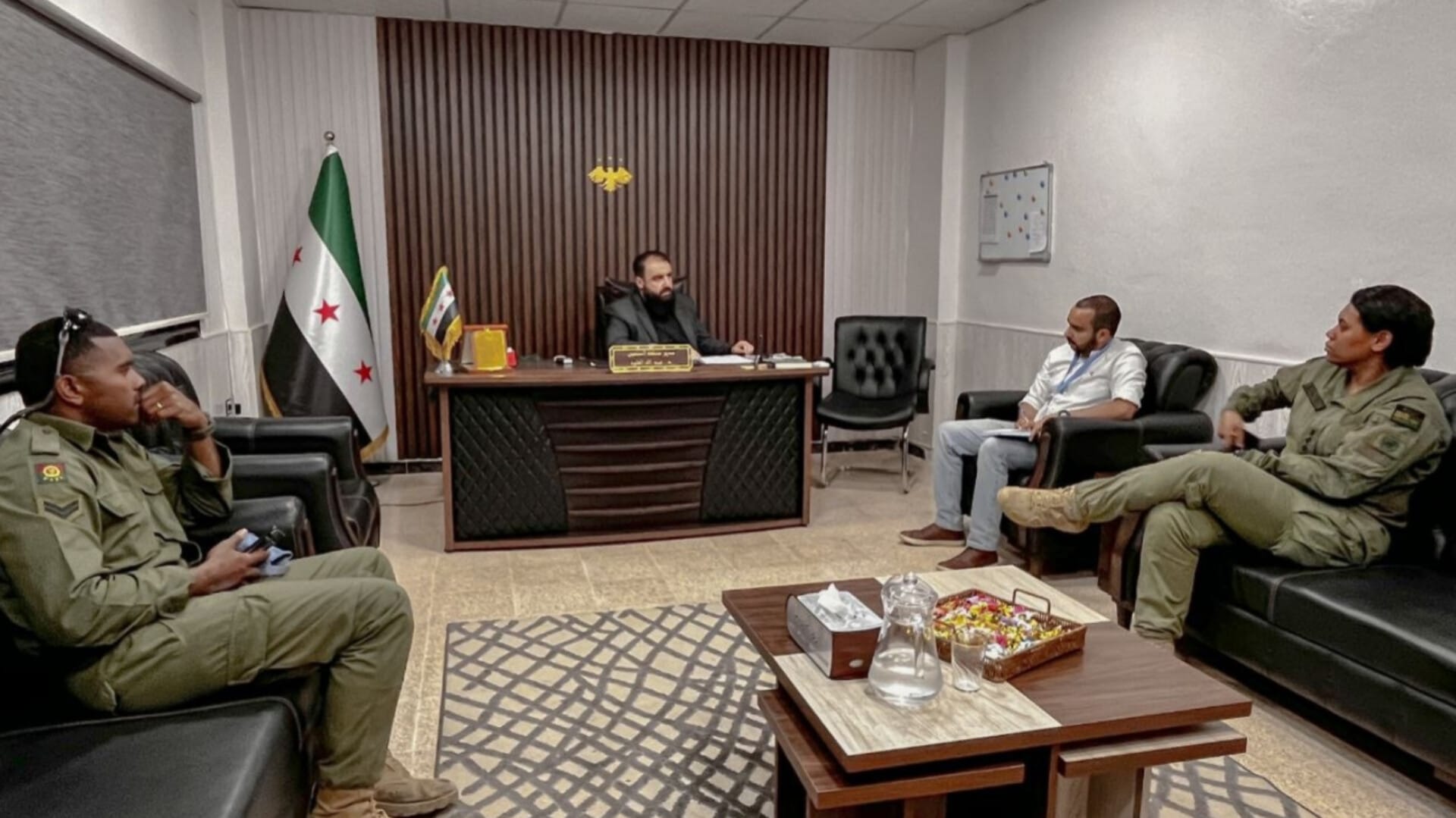 اجتماع تنسيقي بين إدارة منطقة الصنمين ومنظمة الأمم