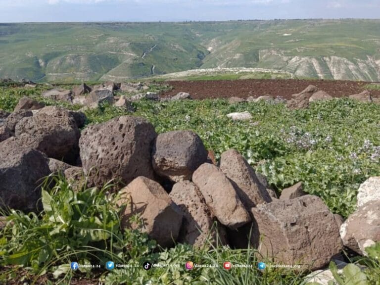 وادي اليرموك - من الجهة الشمالية لقرية معرية (الوادي الشمالي)