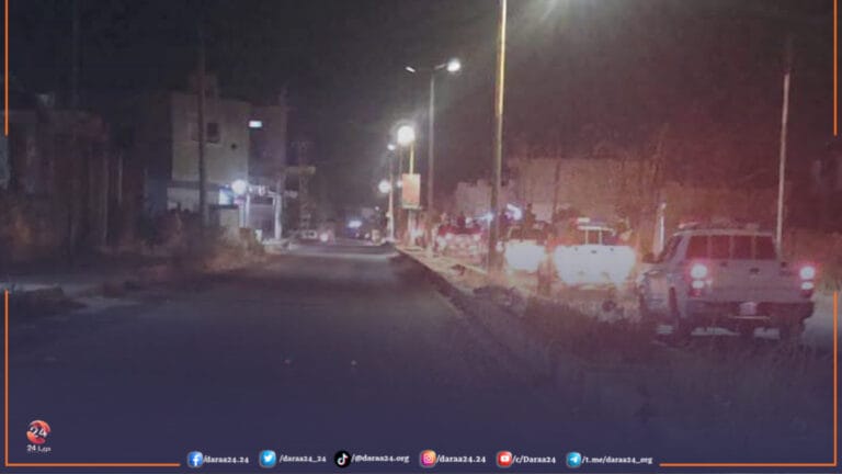 حظر تجوال في مدينة إنخل بريف درعا الشمالي وسط توتر أمني وامتداد لخلافات سابقة بين طرفين
