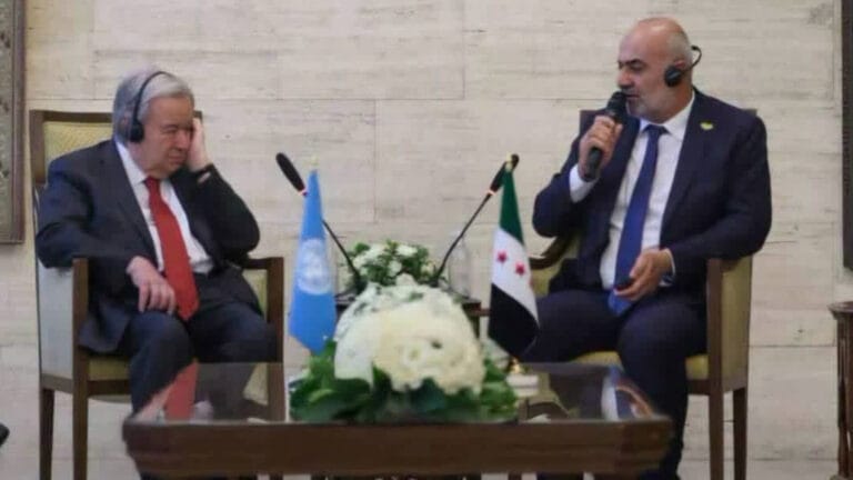 محافظ القنيطرة يناقش مع الأمين العام للأمم المتحدة قضية المعتقلين والانتهاكات الإسرائيلية 1 محافظ القنيطرة يناقش مع الأمين العام للأمم المتحدة قضية المعتقلين والانتهاكات الإسرائيلية