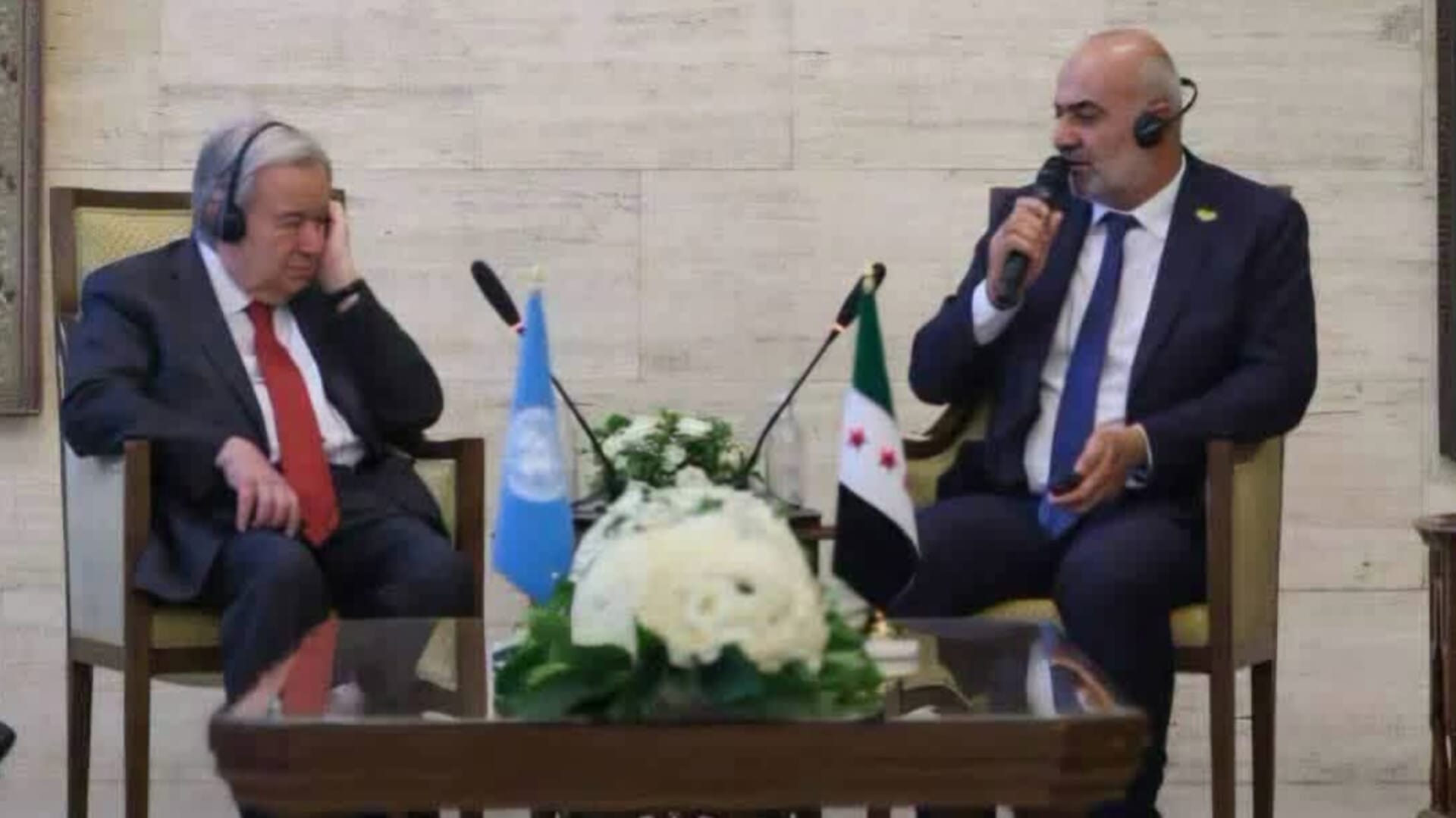 محافظ القنيطرة يناقش مع الأمين العام للأمم المتحدة قضية المعتقلين والانتهاكات الإسرائيلية