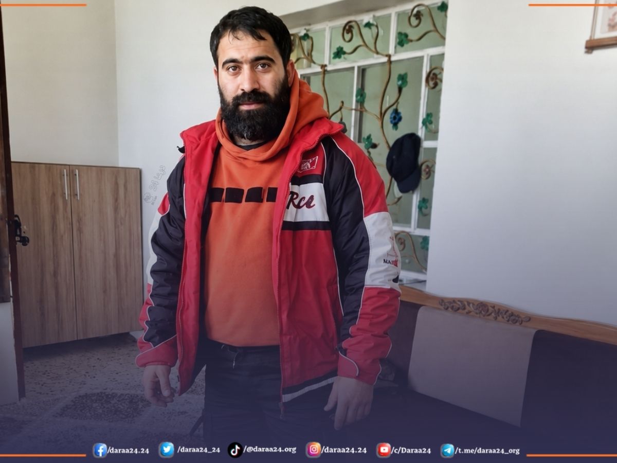 الشاب رائد خالد نصار، المنحدر من بلدة جباتا الخشب في ريف محافظة القنيطرة، مفقود منذ 29 - 7 - 2026