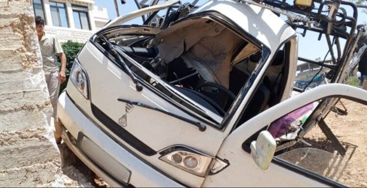 إصابة شخص باستهداف إسرائيلي لمركبة في بيت جن بريف دمشق