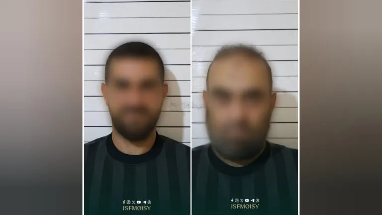 المتهمان اللذان تم القبض عليهما