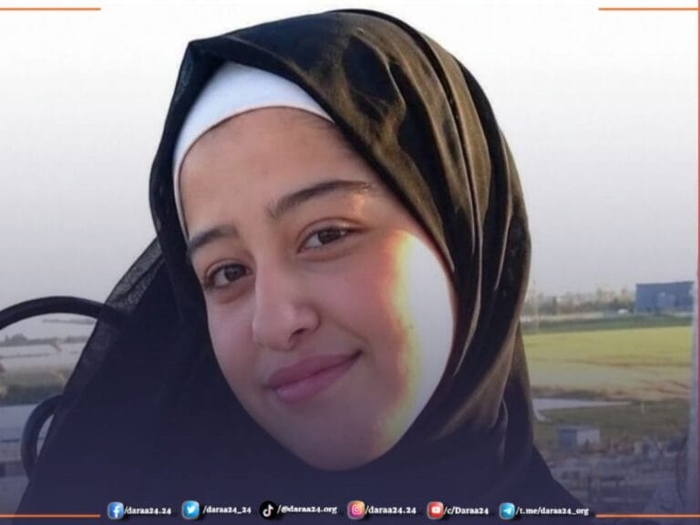 العثور على الشابة وعد جودة الكردي سالمة بعد فقدانها منذ 25 تموز 1 الشابة وعد جودة الكردي من مدينة إنخل