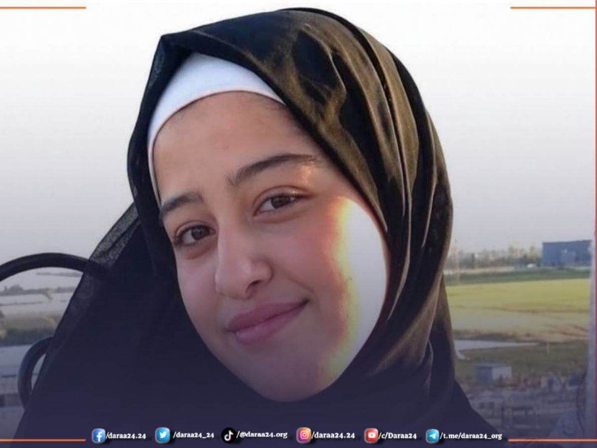 العثور على الشابة وعد جودة الكردي سالمة بعد فقدانها منذ 25 تموز 1 الشابة وعد جودة الكردي من مدينة إنخل