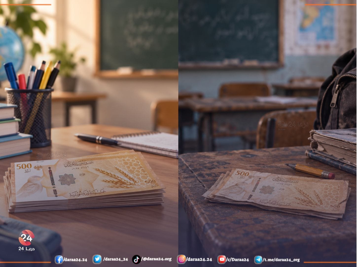 من المدارس إلى المعاهد الخاصّة.. لماذا يدفع الطلاب في درعا الملايين مقابل التعليم؟