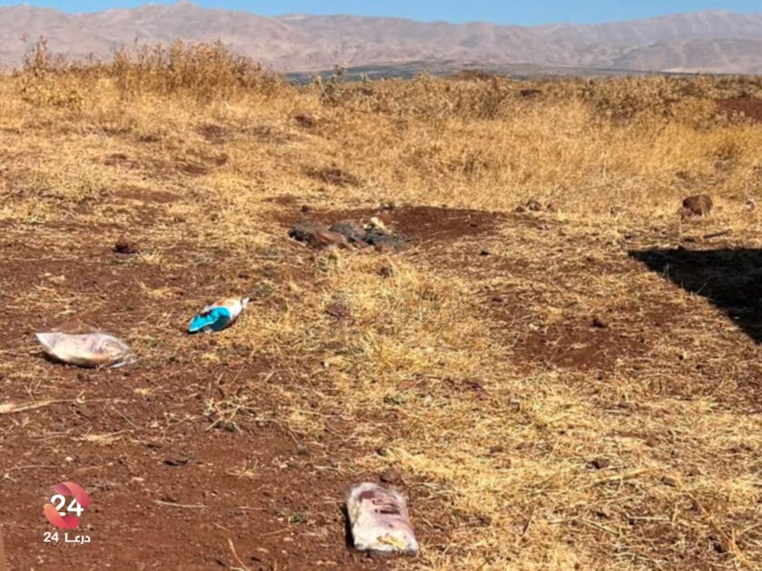 بقايا توغل الاحتلال على التل الأحمر